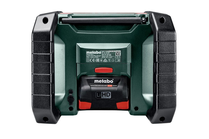 Metabo R12 - 18DABBT (R 12 - 18 DAB+ BT) Cordless Worksite Radio - 600778380 - R12-18DABBT - Metabo Power Tools UK - Trade Counter Direct