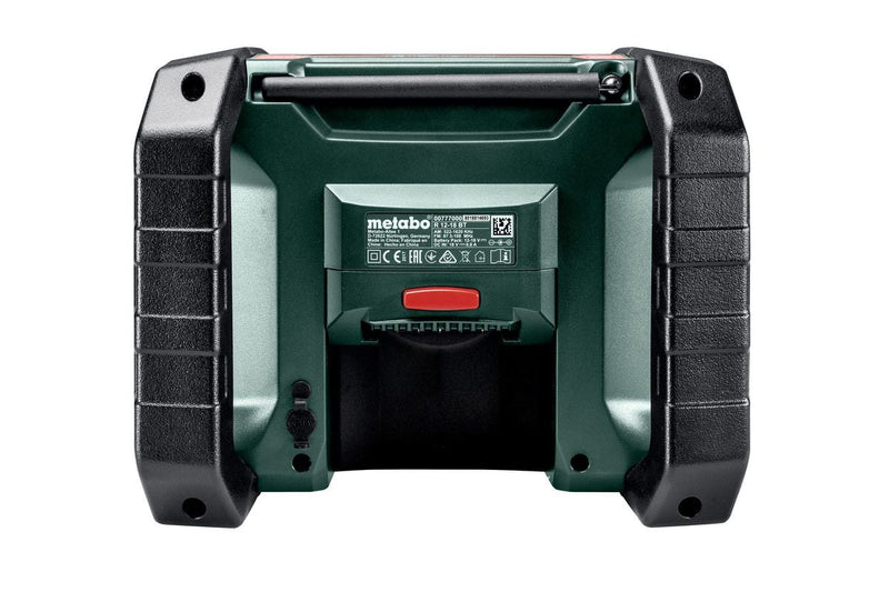 Metabo R12 - 18DABBT (R 12 - 18 DAB+ BT) Cordless Worksite Radio - 600778380 - R12-18DABBT - Metabo Power Tools UK - Trade Counter Direct