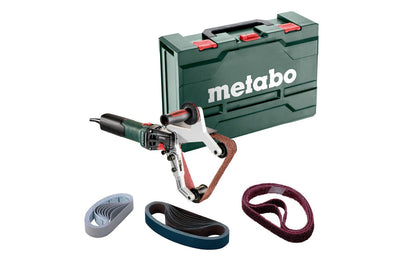 Metabo RBE 15-180 Set (602243500) 240V Tube Belt Sander - 602243500 - Metabo Power Tools UK - Trade Counter Direct