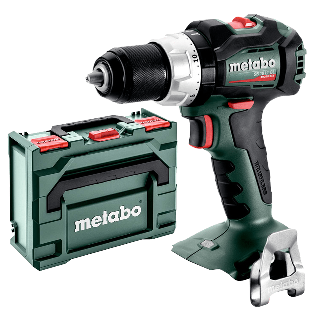 Metabo SB18LTBL Brushless 18v Combi Drill - Bare Unit with MetaBOX - SB18LTBL - Metabo Power Tools UK - Trade Counter Direct