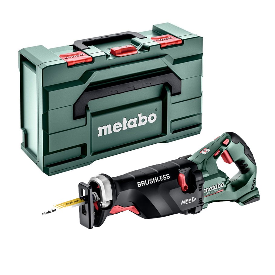 Metabo SSEP18LTXBLMVT 18V BL Sabre Saw Bare Unit + MetaBOX - 602258840 - SSEP18LTXBLMVT - Metabo Power Tools UK - Trade Counter Direct