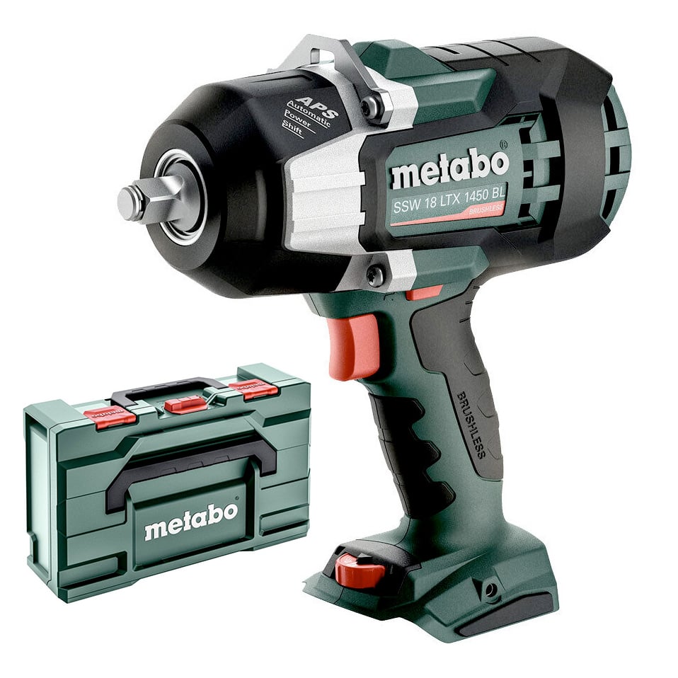 Metabo SSW18LTX1450BL 1/2 High Torque Impact Wrench with MetaBOX