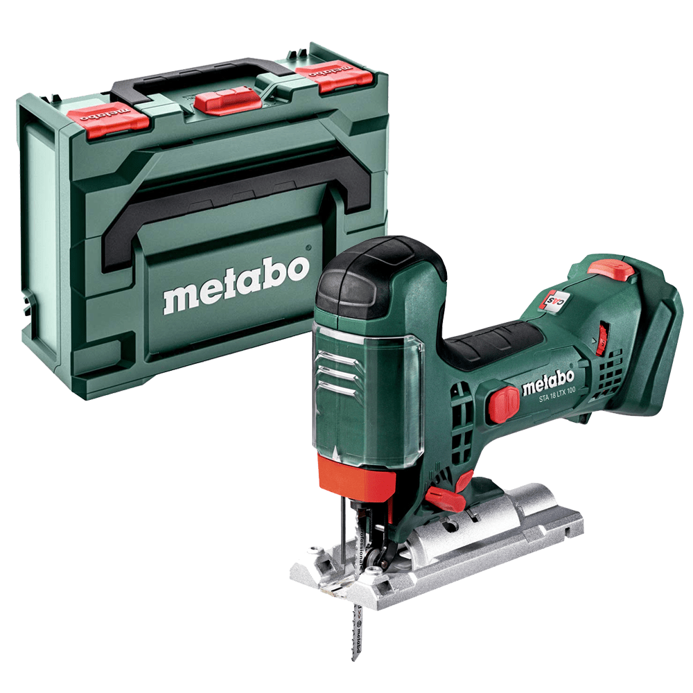 Metabo STA18LTX100 18v Li - ion Body Grip Jigsaw Bare Unit with MetaBOX - 601002840 - STA18LTX100 - Metabo Power Tools UK - Trade Counter Direct