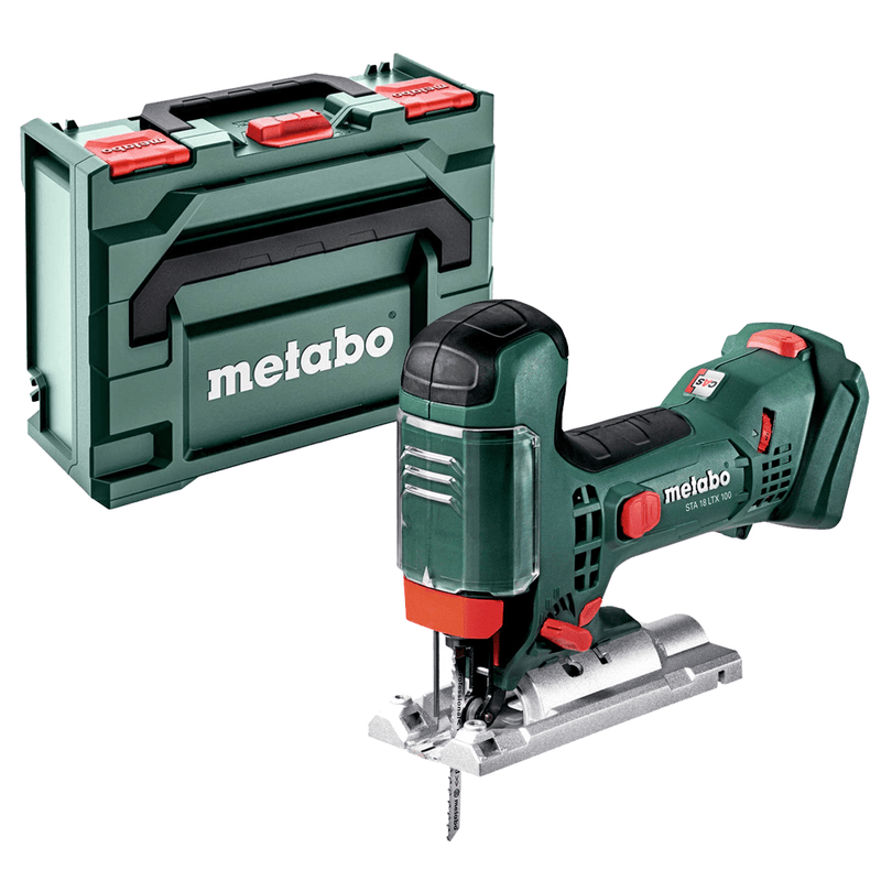 Metabo STA18LTX100 18v Li - ion Body Grip Jigsaw Bare Unit with MetaBOX - 601002840 - STA18LTX100 - Metabo Power Tools UK - Trade Counter Direct