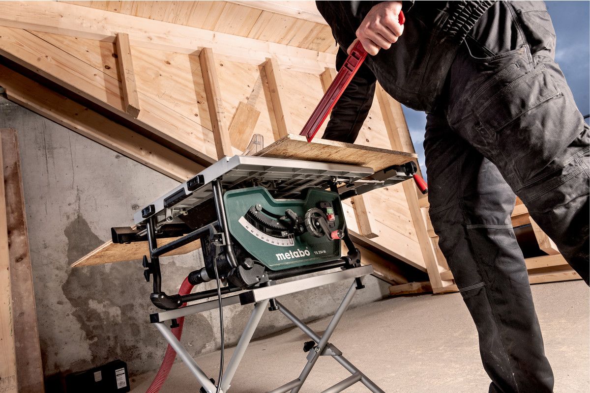 Metabo TS254M Precision 240V 254mm Compact Table Saw - 610254380 - TS254M-240V - Metabo Power Tools UK - Trade Counter Direct