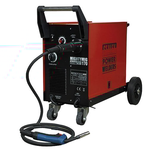 Sealey MIGHTYMIG170 Professional Gas/No-Gas MIG Welder 170Amp with Euro Torch - MIG Welders