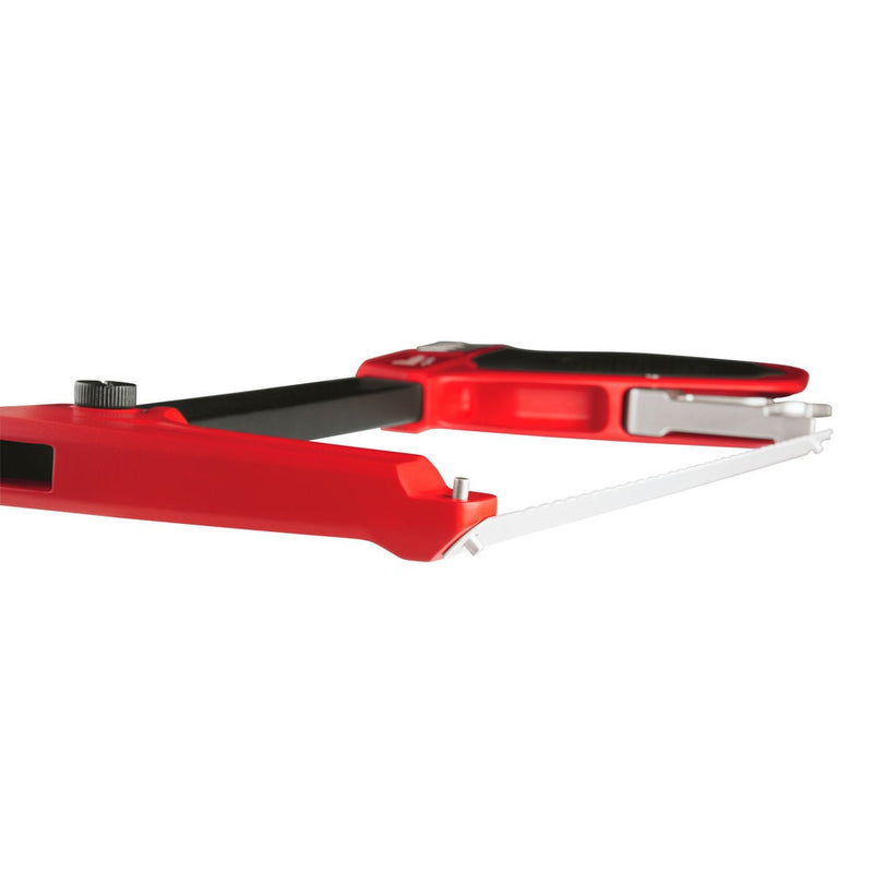 Milwaukee 48220050 Hacksaw 305mm 12in Metal Frame with Blade Storage - 48220050 - Milwaukee Tools UK - Trade Counter Direct