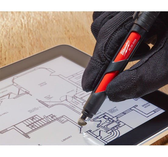 Milwaukee 48223101 INKZALL Jobsite Stylus and Black Marker - 48223101 - Milwaukee Tools UK - Trade Counter Direct