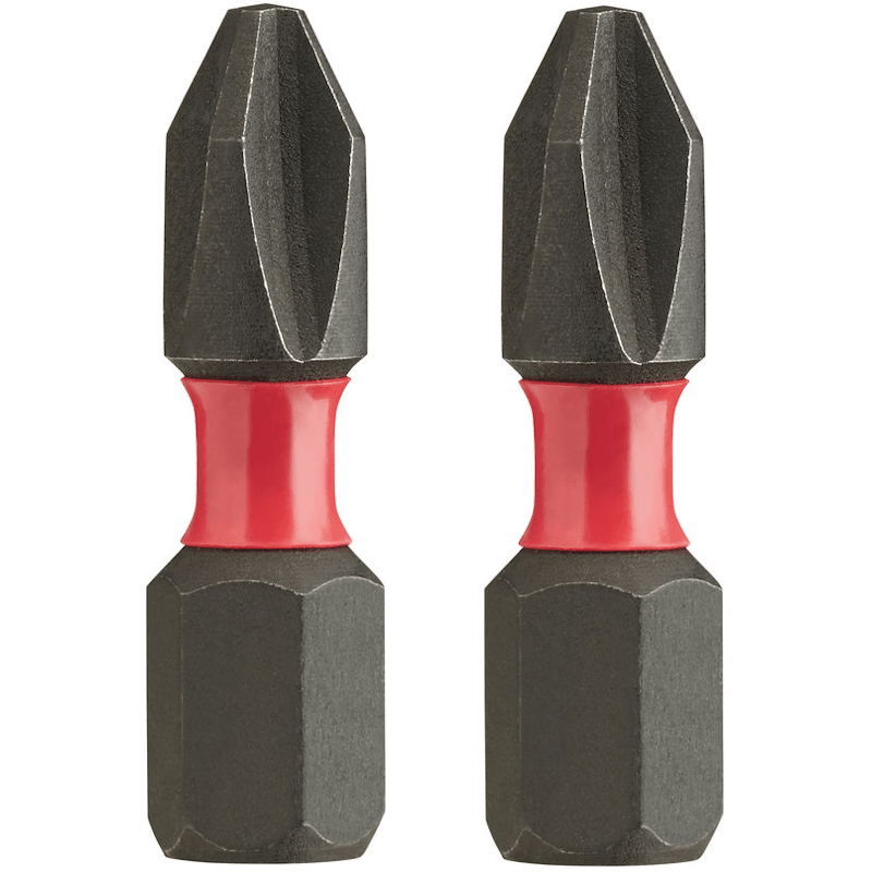 Milwaukee 4932430852 PH2 25mm Shockwave Bit X2 - 4932430852 - Milwaukee Tools UK - Trade Counter Direct