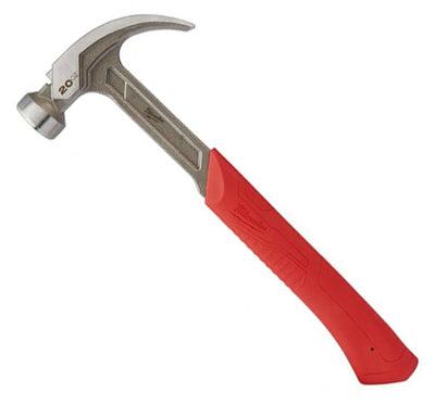 Milwaukee 4932464028 20oz. Curved Claw Smooth Face Hammer - 4932464028 - 4932464028 - Milwaukee Tools UK - Trade Counter Direct