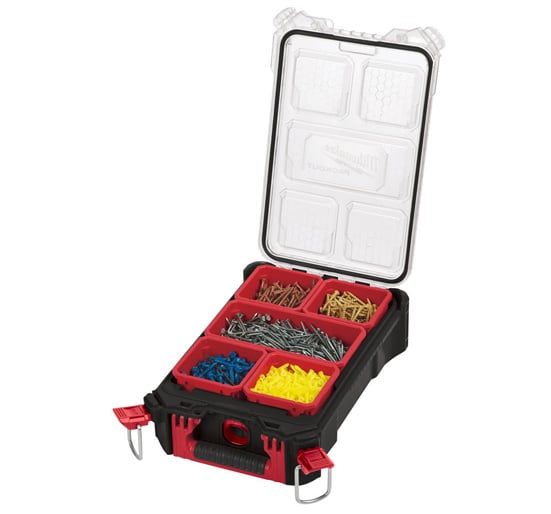 Milwaukee 4932464083 Packout Compact Organizer Box Toolbox - 4932464083 - 4932464083 - Milwaukee Tools UK - Trade Counter Direct
