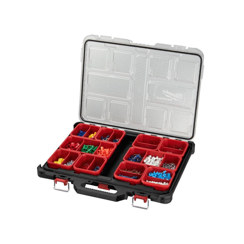 Milwaukee 4932471064 Packout Slim Organiser Case - 4932471064 - Milwaukee Tools UK - Trade Counter Direct