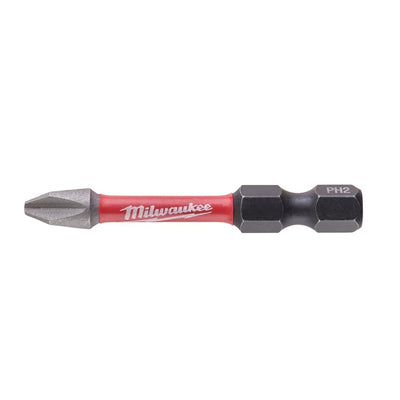 Milwaukee 4932472048 SCREWDR. BIT ShW CD PH2 50mm - 10pc UK GBX - 4932472048 - Milwaukee Tools UK - Trade Counter Direct