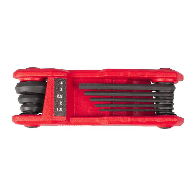 Milwaukee 4932480978 8Pc Metric Folding Hex Key Set - 4932480978 - Milwaukee Tools UK - Trade Counter Direct
