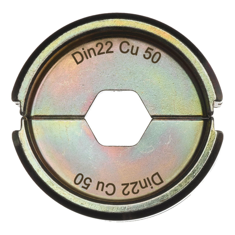 Milwaukee Crimping Dies DIN Copper - 4932451747 - Milwaukee Tools UK - Trade Counter Direct