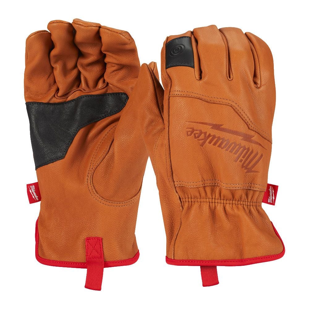 Milwaukee Goatskin Leather Gloves - 4932478123 - 4932478123 - Milwaukee Tools UK - Trade Counter Direct