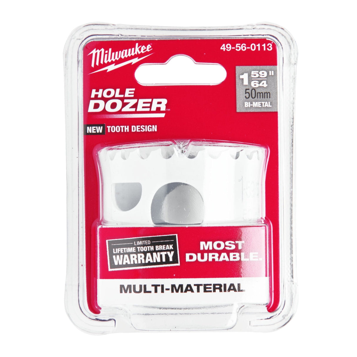 Milwaukee Hole Dozer Holesaws Sizes 24mm - 117mm - 49560037 - Milwaukee Tools UK - Trade Counter Direct
