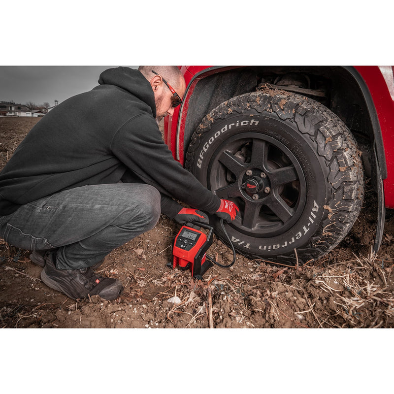 Milwaukee M12 12V Tyre Inflator - M12BI - 0 - M12BI-0 - Milwaukee Tools UK - Trade Counter Direct