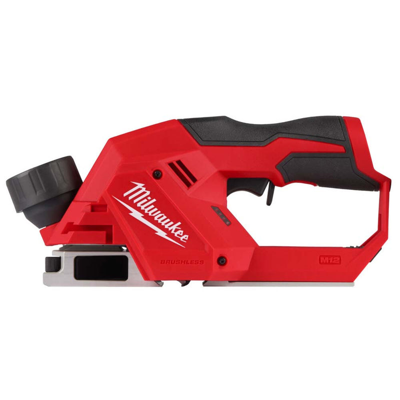 Milwaukee M12 BLP - 0X 12V Brushless 56mm Planer - Bare Unit - M12BLP-0 - Milwaukee Tools UK - Trade Counter Direct