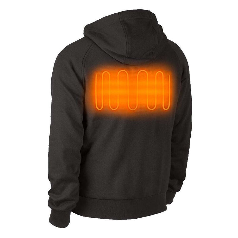 Milwaukee M12HHBL4 - 0 12V Black Heated Hoodie - 4932480062 - Milwaukee Tools UK - Trade Counter Direct