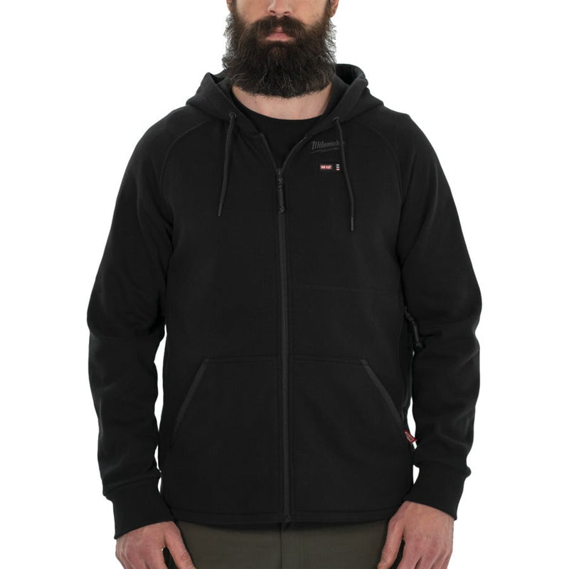 Milwaukee M12HHBL4 - 0 12V Black Heated Hoodie - 4932480062 - Milwaukee Tools UK - Trade Counter Direct