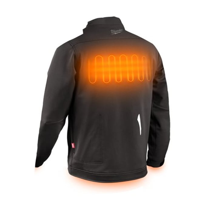 Milwaukee M12HJBL5 - 0 M12 Heated Jacket - Black - 4933478967 - Milwaukee Tools UK - Trade Counter Direct