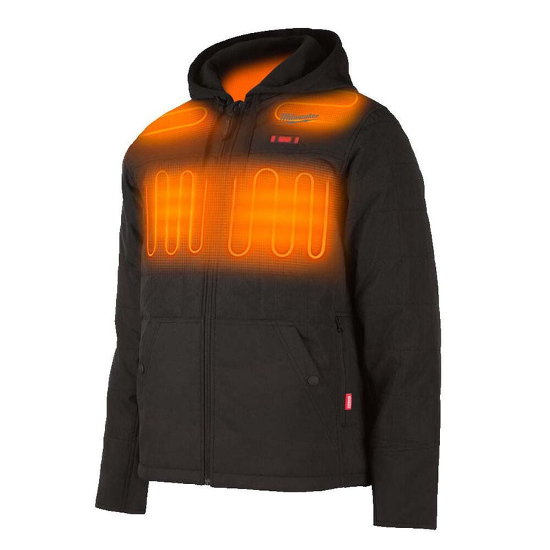 Milwaukee M12HPJBL2 - 0 Heated Jacket - Black - 4932480072 - Milwaukee Tools UK - Trade Counter Direct