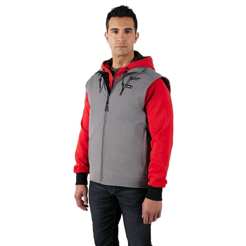 Milwaukee M12HVGREY1 - 0 12V Heated Puffer Vest - Grey - 4932480101 - Milwaukee Tools UK - Trade Counter Direct