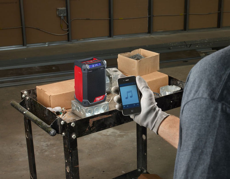 Milwaukee M12RCDAB+0 Site Radio plus Charger - M12RCDAB+0 - Milwaukee Tools UK - Trade Counter Direct