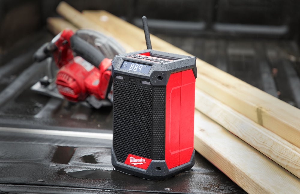 Milwaukee M12RCDAB+0 Site Radio plus Charger - M12RCDAB+0 - Milwaukee Tools UK - Trade Counter Direct