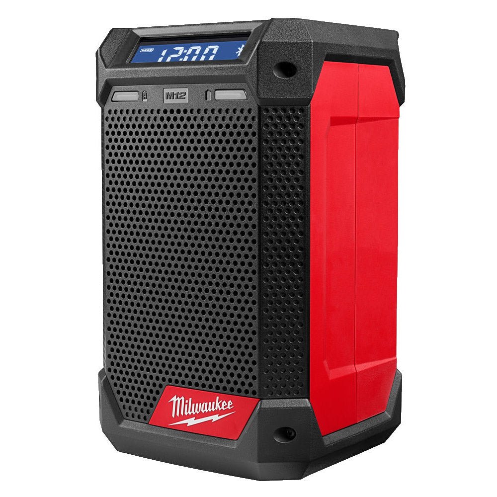 Milwaukee M12RCDAB+0 Site Radio plus Charger - M12RCDAB+0 - Milwaukee Tools UK - Trade Counter Direct