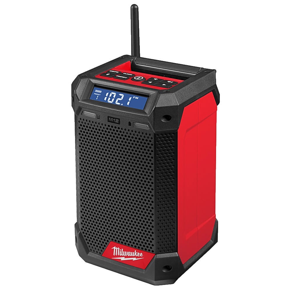 Milwaukee M12RCDAB+0 Site Radio plus Charger - M12RCDAB+0 - Milwaukee Tools UK - Trade Counter Direct