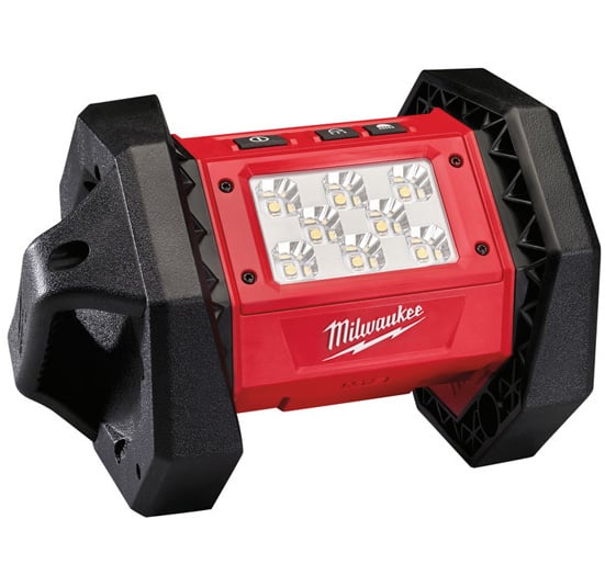 Milwaukee M18AL - 0 LED Area Light 18 Volt - Bare Unit - M18AL-0 - Milwaukee Tools UK - Trade Counter Direct