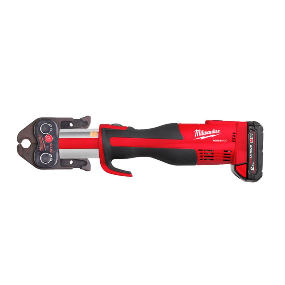 Milwaukee M18BLHPT - 202C Force Logic Brushless Press Tool Kit with M - Profile - M18BLHPT-202C-MSET - Milwaukee Tools UK - Trade Counter Direct