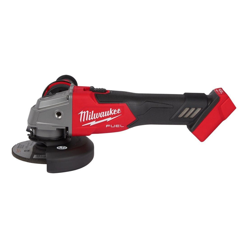 Milwaukee M18FSAG115X - 0 Fuel Angle Grinder with Protective Guard - Bare Unit - M18FSAG115X-0 - Milwaukee Tools UK - Trade Counter Direct