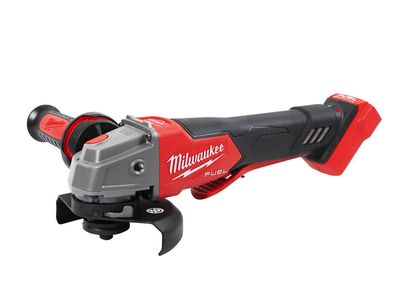 Milwaukee M18FSAGV115XPDB - 0 18V 115mm FUEL Paddle Switch Angle Grinder Bare Unit - M18FSAGV115XPDB-0 - Milwaukee Tools UK - Trade Counter Direct