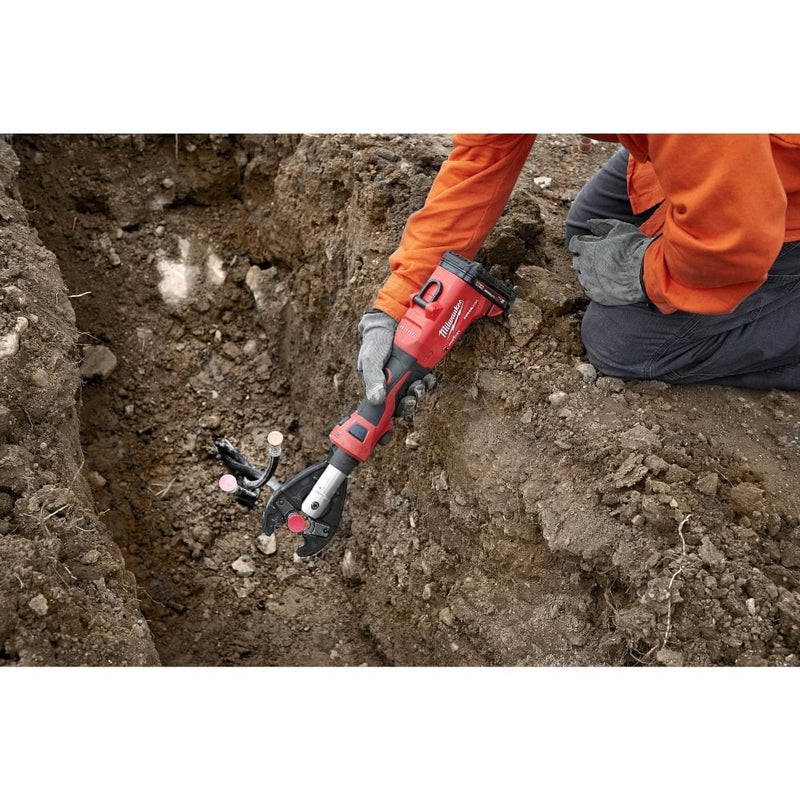 Milwaukee M18ONEHUCT - 202B M18 Force Logic ONE - KEY Hydraulic Utility Crimper - M18ONEHUCT-202B - Milwaukee Tools UK - Trade Counter Direct