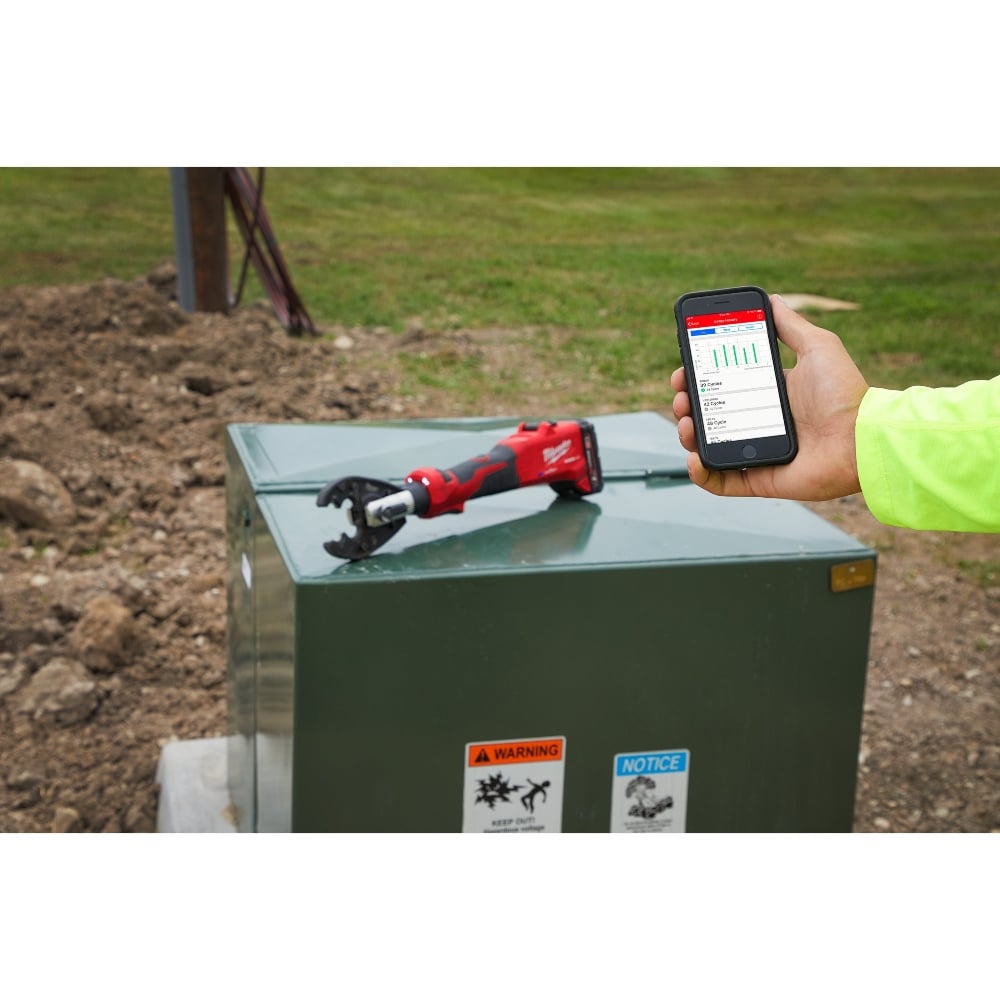 Milwaukee M18ONEHUCT - 202B M18 Force Logic ONE - KEY Hydraulic Utility Crimper - M18ONEHUCT-202B - Milwaukee Tools UK - Trade Counter Direct