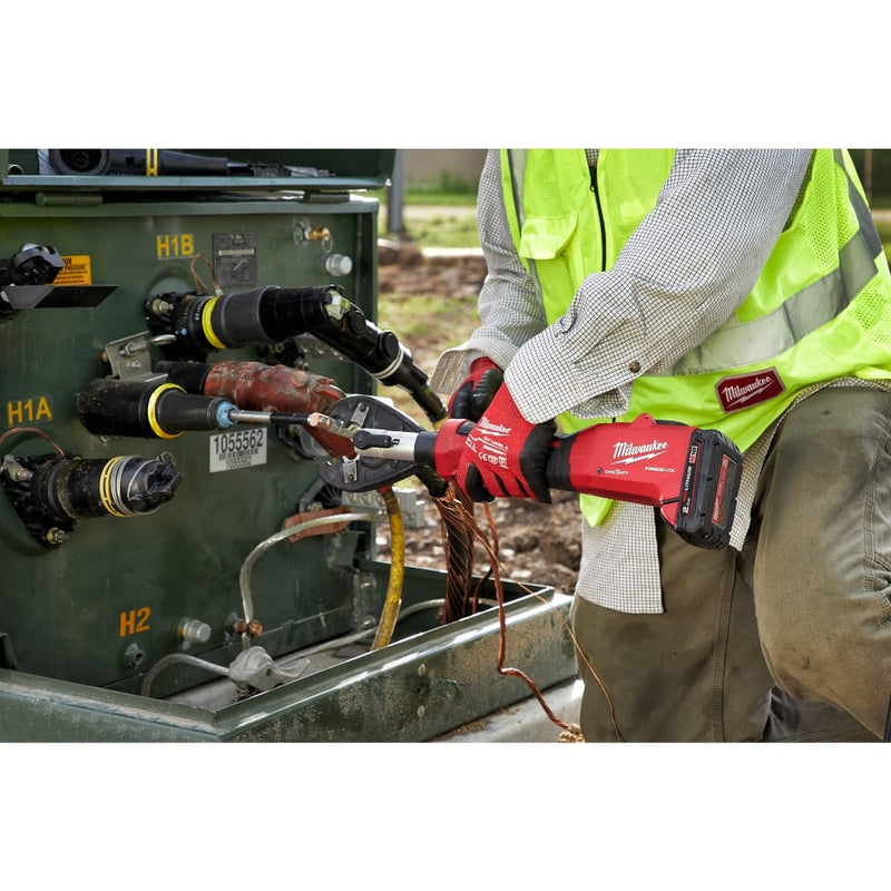 Milwaukee M18ONEHUCT - 202B M18 Force Logic ONE - KEY Hydraulic Utility Crimper - M18ONEHUCT-202B - Milwaukee Tools UK - Trade Counter Direct
