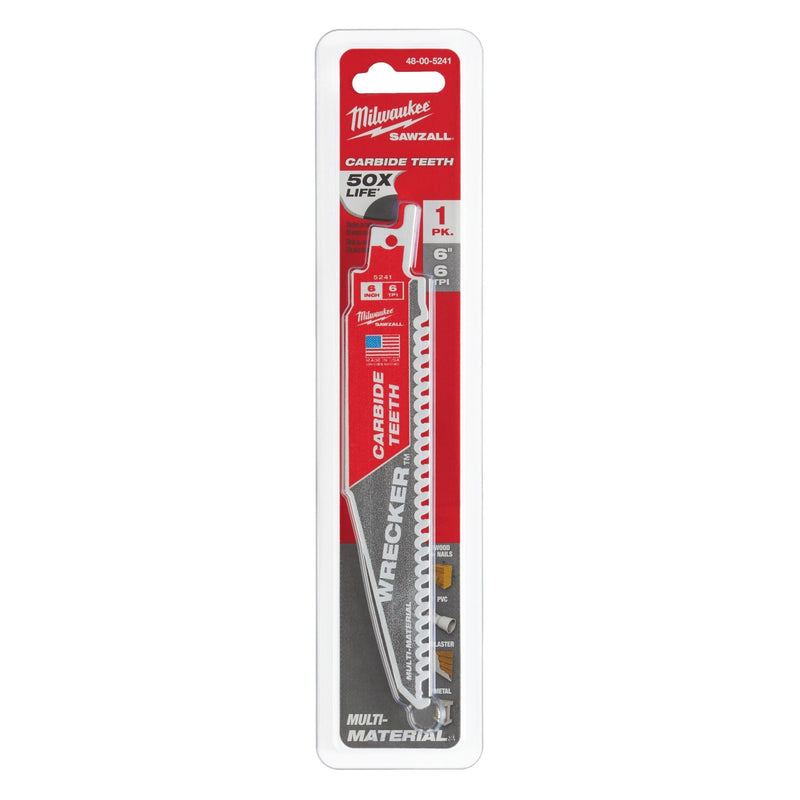 Milwaukee Multi - Material: Wrecker With Carbide Teeth - 48005241 - Milwaukee Tools UK - Trade Counter Direct