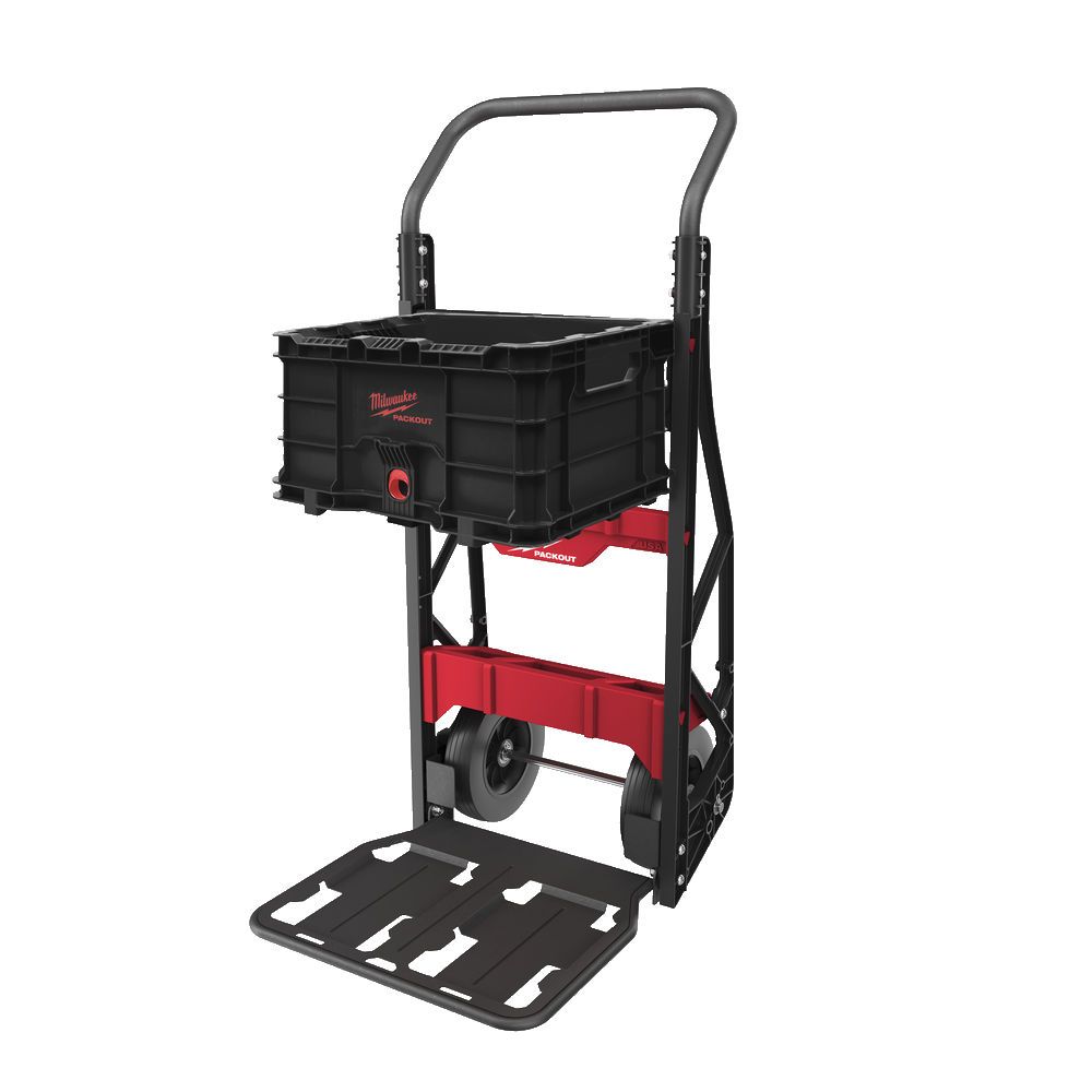 Milwaukee PACKOUT 2 Wheeled Cart, Trolley - 4932472131 - 4932472131 - Milwaukee Tools UK - Trade Counter Direct
