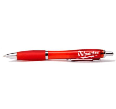 Milwaukee Red Ballpoint Black Ink Pens Limited Edition - 4939434902 - Single Pen - 4939434902 - Milwaukee Tools UK - Trade Counter Direct