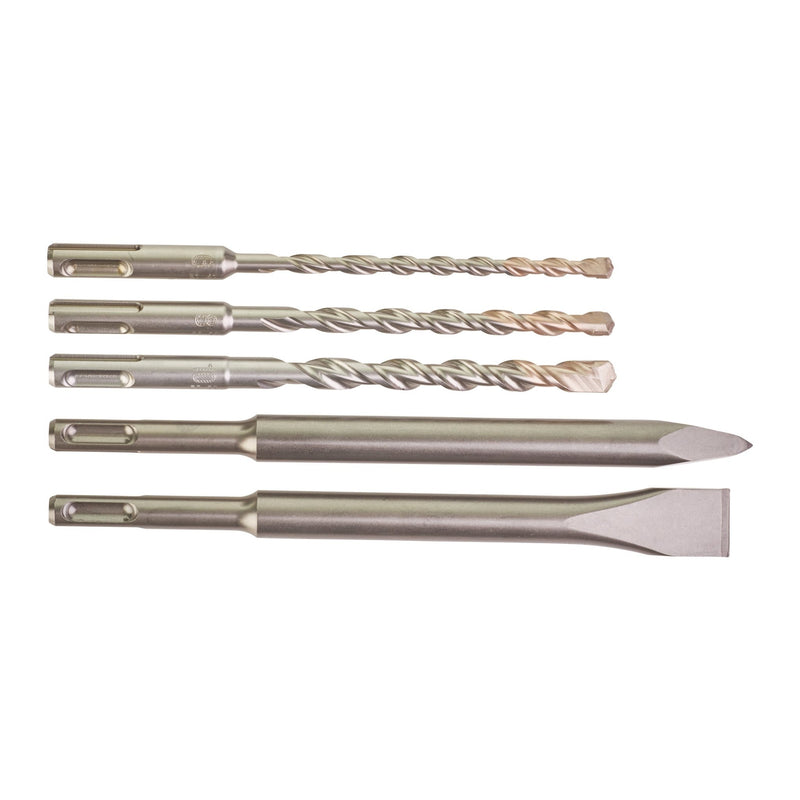 Milwaukee SDS - Plus M2 - Drill and Chisel Sets - 4932430002 - Milwaukee Tools UK - Trade Counter Direct