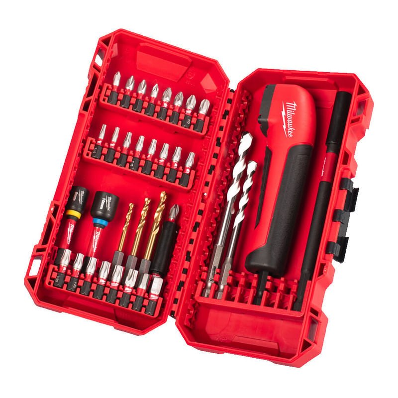 Milwaukee Shockwave Impact Screwdriver Bit Set - 35pc - 4932493653 - 4932493653 - Milwaukee Tools UK - Trade Counter Direct