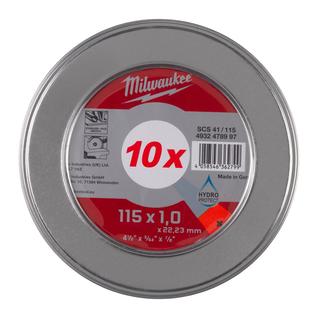 Milwaukee Thin Metal Cutting Discs - 4932478997 - Milwaukee Tools UK - Trade Counter Direct
