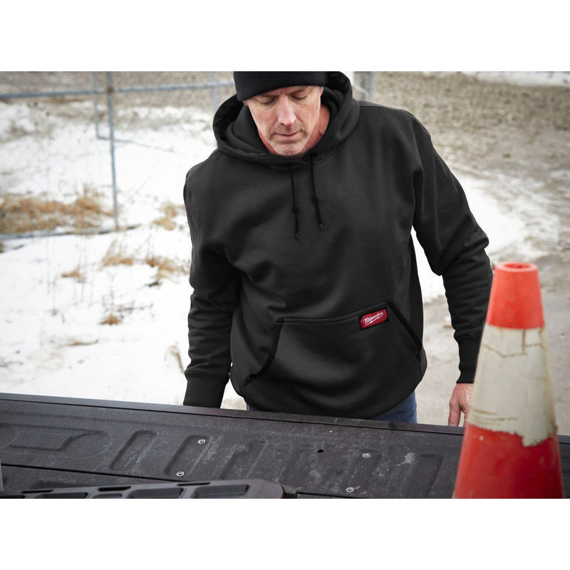 Milwaukee Work Hoodie Black - 4933478212 - Milwaukee Tools UK - Trade Counter Direct