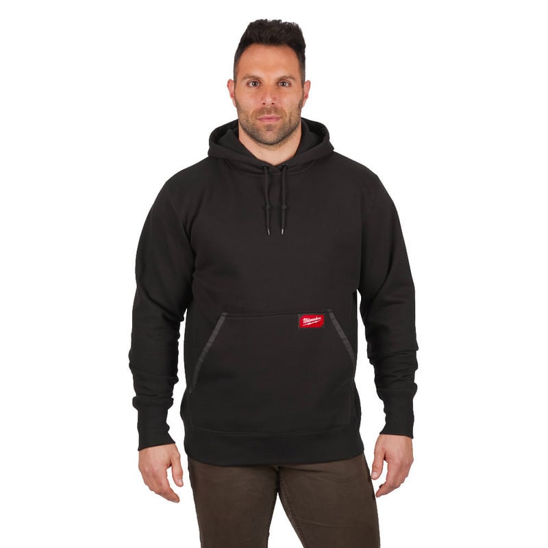 Milwaukee Work Hoodie Black - 4933478212 - Milwaukee Tools UK - Trade Counter Direct