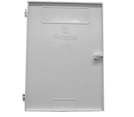 Mitras Hepworth Recessed Electricity Meter Box Door Right - Hand Hinged - IS0063 - Mitras - Trade Counter Direct