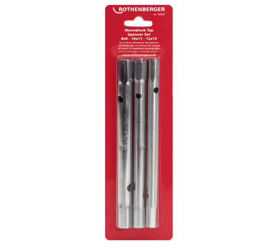 Rothenberger Monoblock Tap Spanner Set 8.0000 - Set of 3