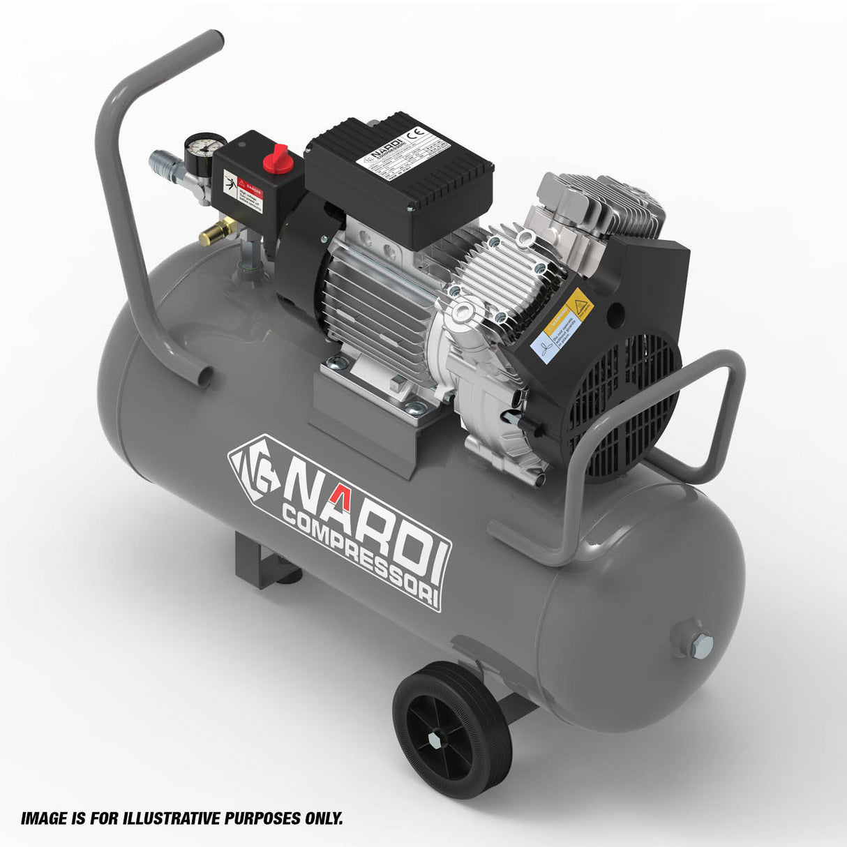 NARDI EXTREME 3 2.00HP 4 - POLE 50ltr Compressor - EXT50204 - SIP-EXT50204 - SIP Tools UK - Trade Counter Direct
